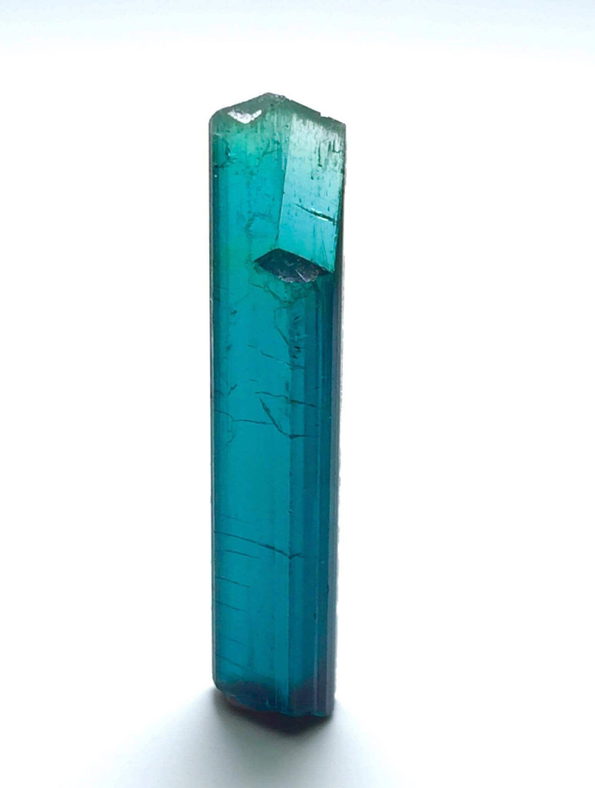 Neon Blue Terminated Tourmaline Crystal