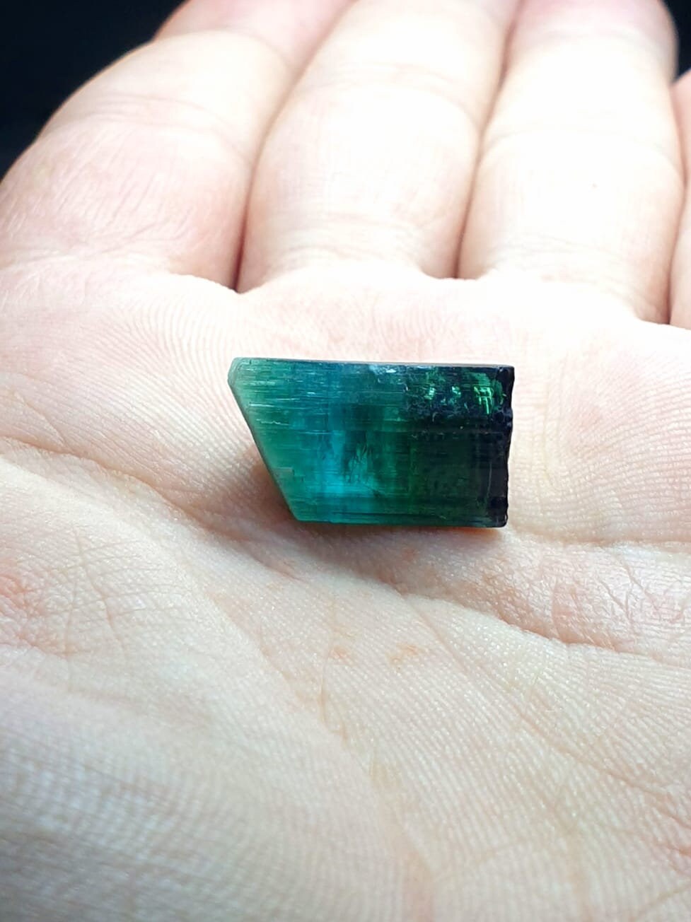 Sea Blue Tourmaline Crystal