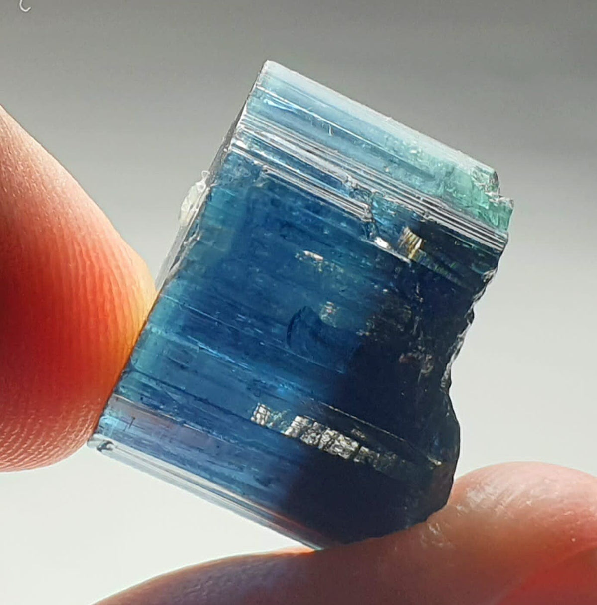 Ink Blue Tourmaline Crystal