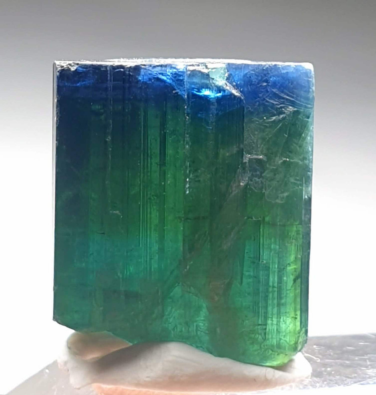 Blue Bi Color Terminated Tourmaline Crystal