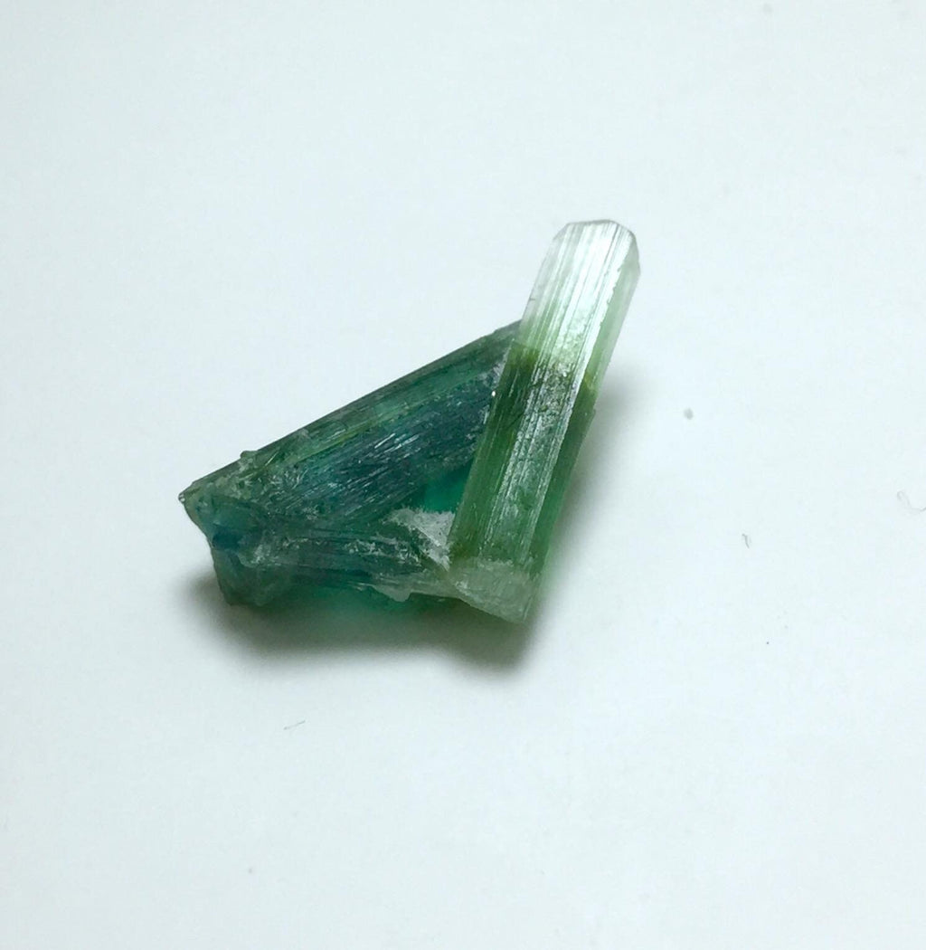 Bi-Color Tourmaline Specimen: Natural Afghanistan Crystal