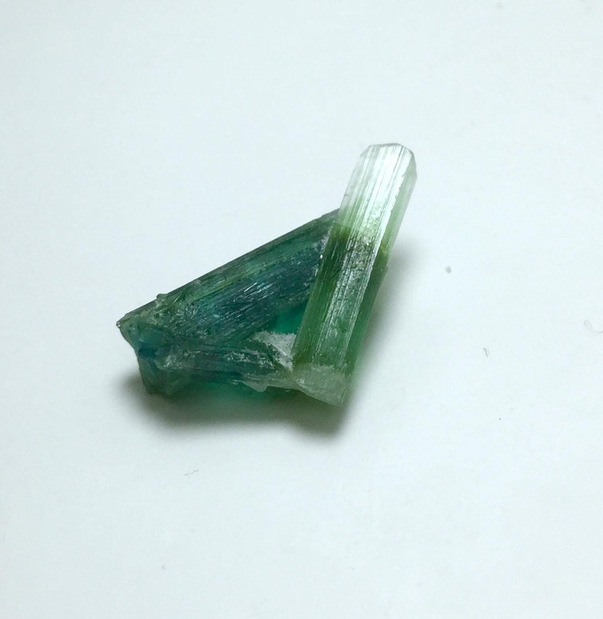 Bi-Color Tourmaline Specimen: Natural Afghanistan Crystal