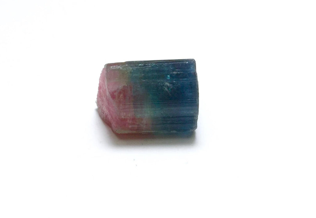 Blue Cap Watermelon Tourmaline Crystal
