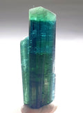 Indicolite Bi Color Terminated Tourmaline Crystal