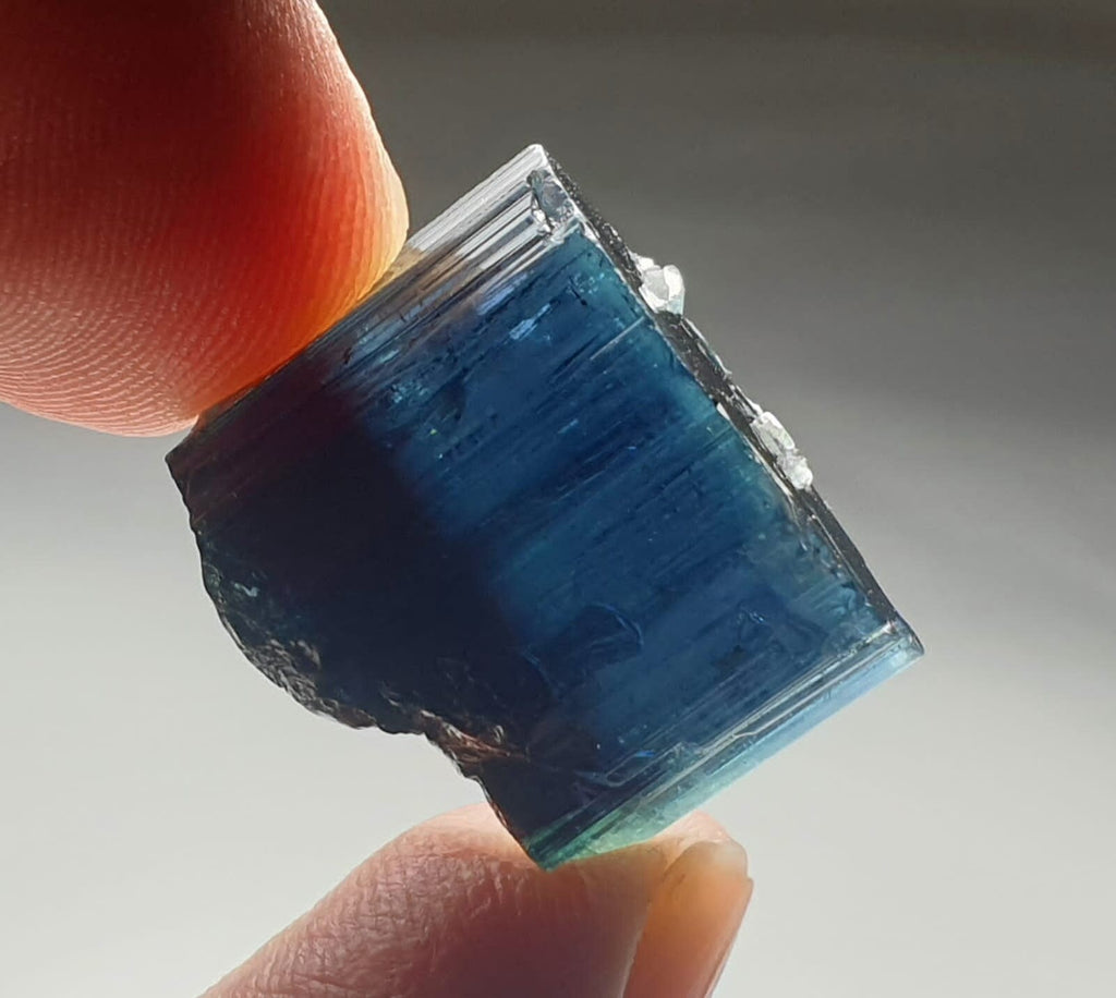 Ink Blue Tourmaline Crystal