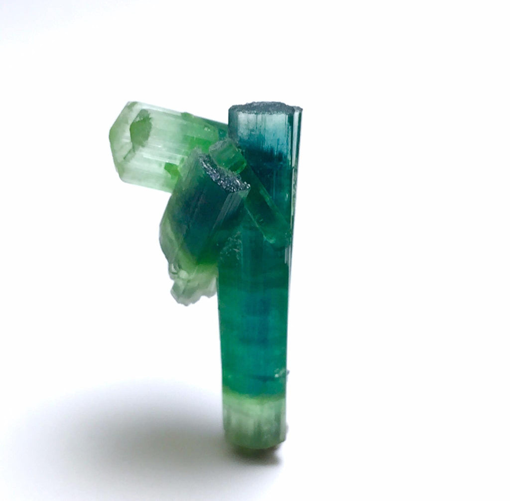 Double-Terminated Bi-Color Tourmaline Specimen: Afghanistan Pech Mine