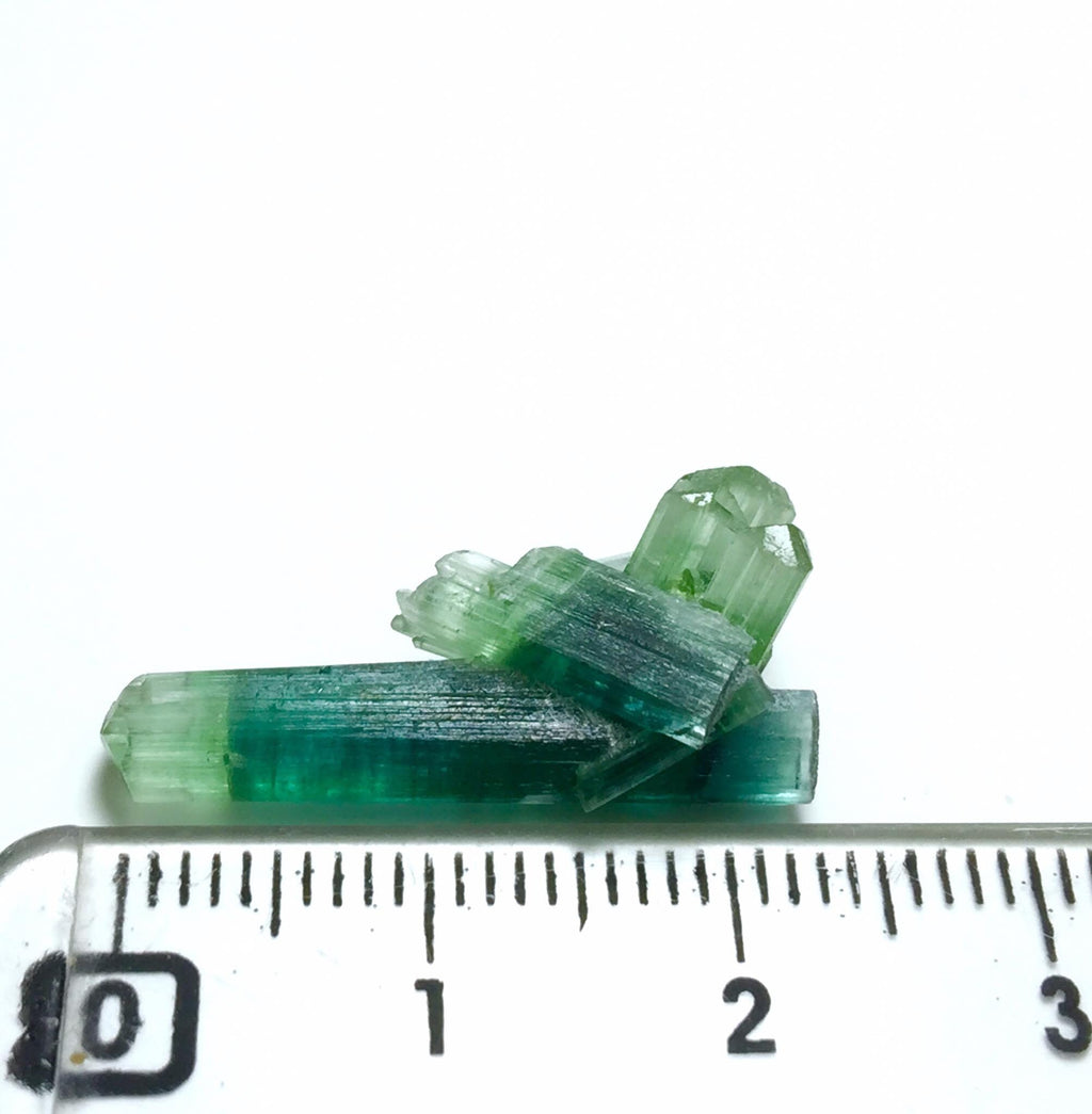 Double-Terminated Bi-Color Tourmaline Specimen: Afghanistan Pech Mine