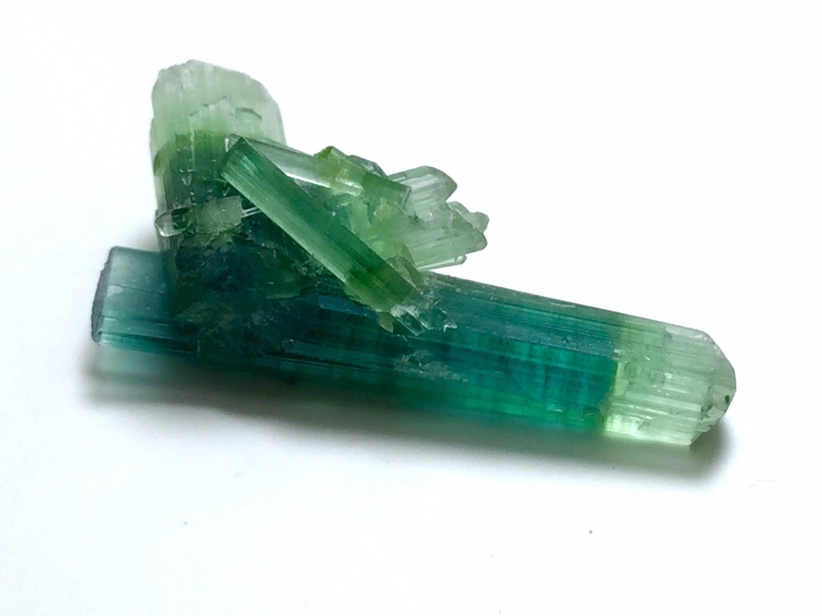 Double-Terminated Bi-Color Tourmaline Specimen: Afghanistan Pech Mine