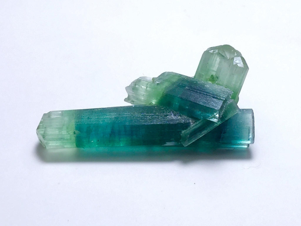 Double-Terminated Bi-Color Tourmaline Specimen: Afghanistan Pech Mine