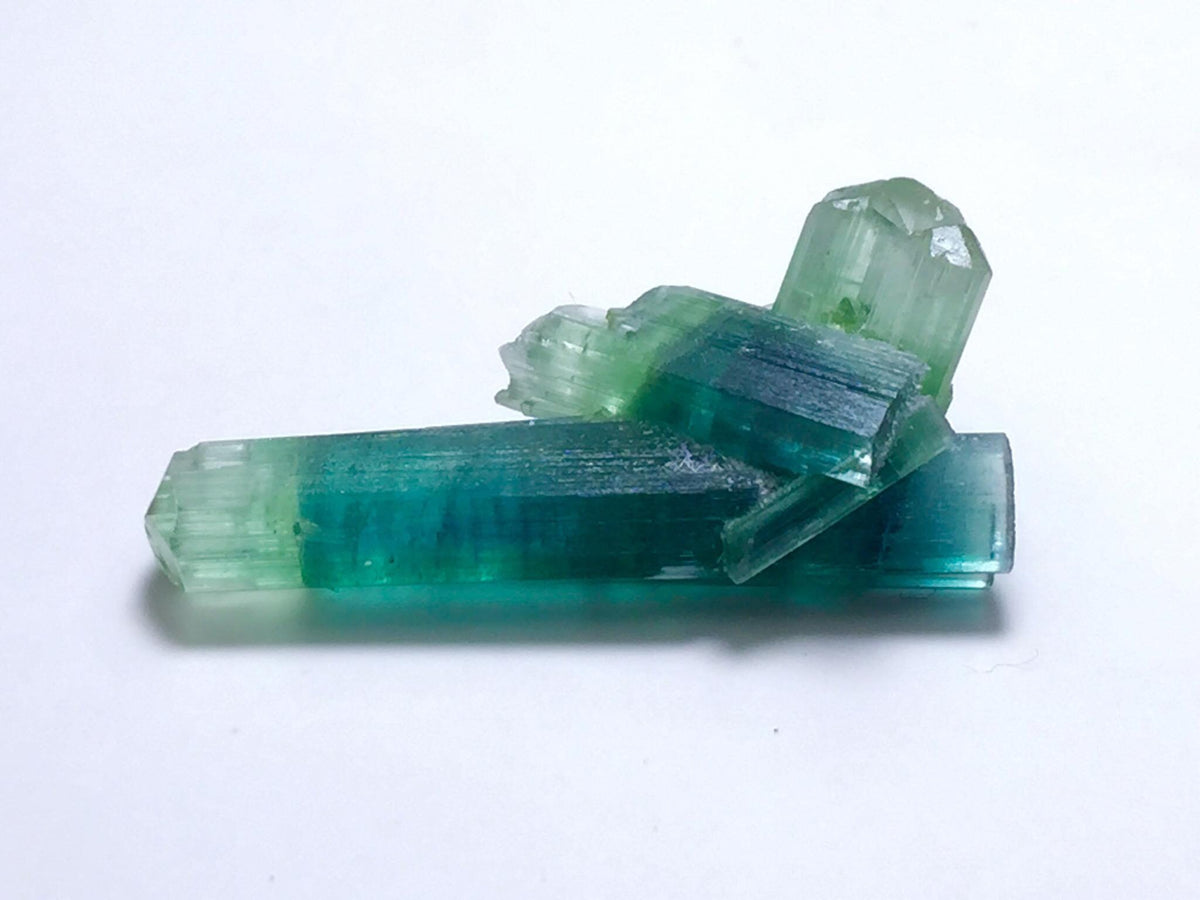 Double-Terminated Bi-Color Tourmaline Specimen: Afghanistan Pech Mine