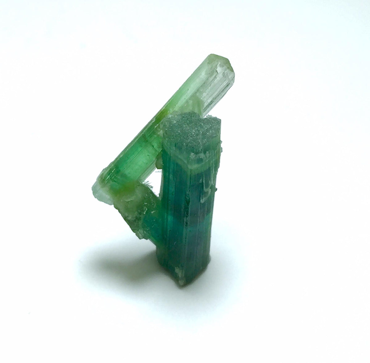 Bi-Color Tourmaline Specimen: Natural Afghanistan Crystal