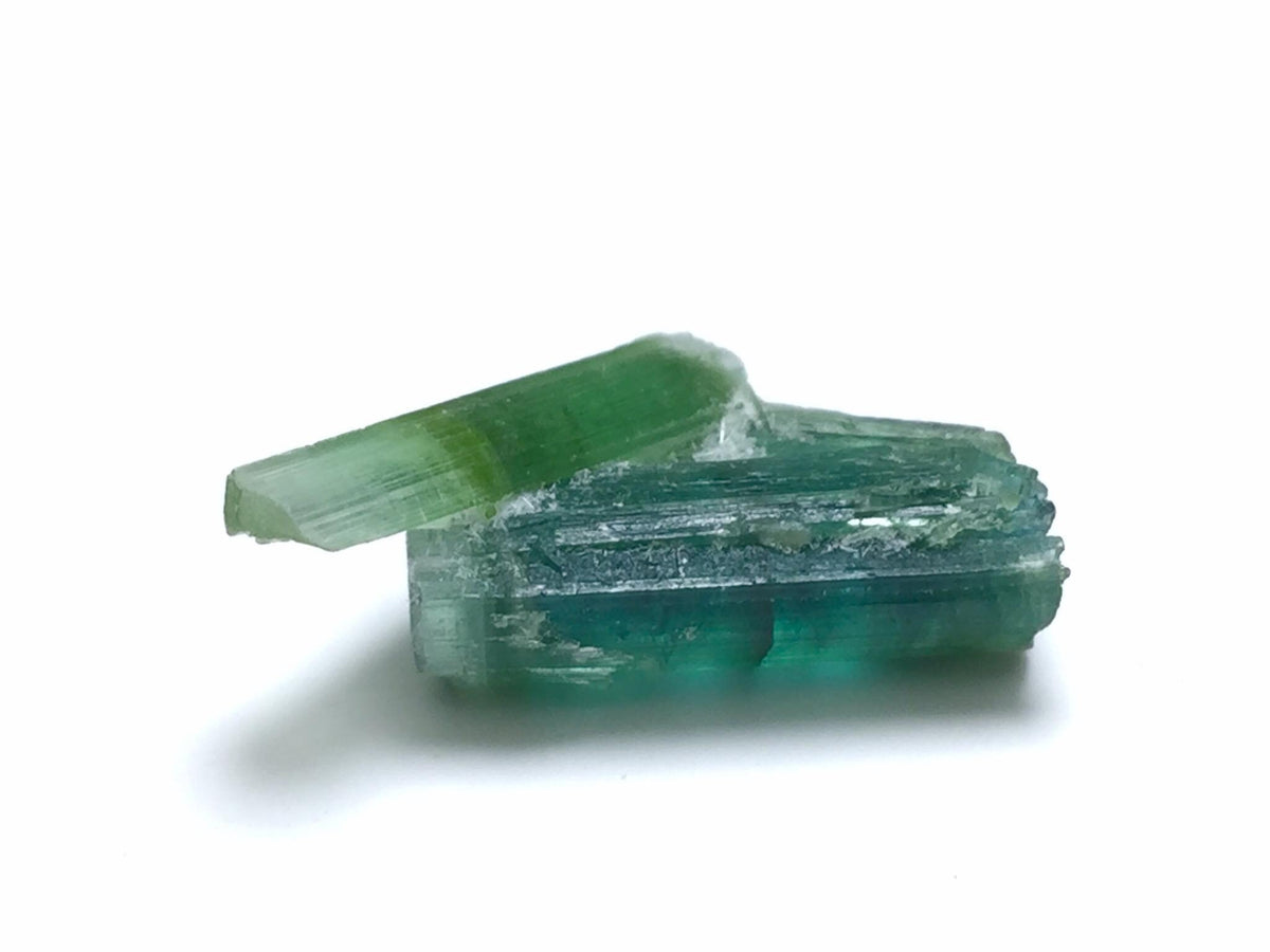 Bi-Color Tourmaline Specimen: Natural Afghanistan Crystal