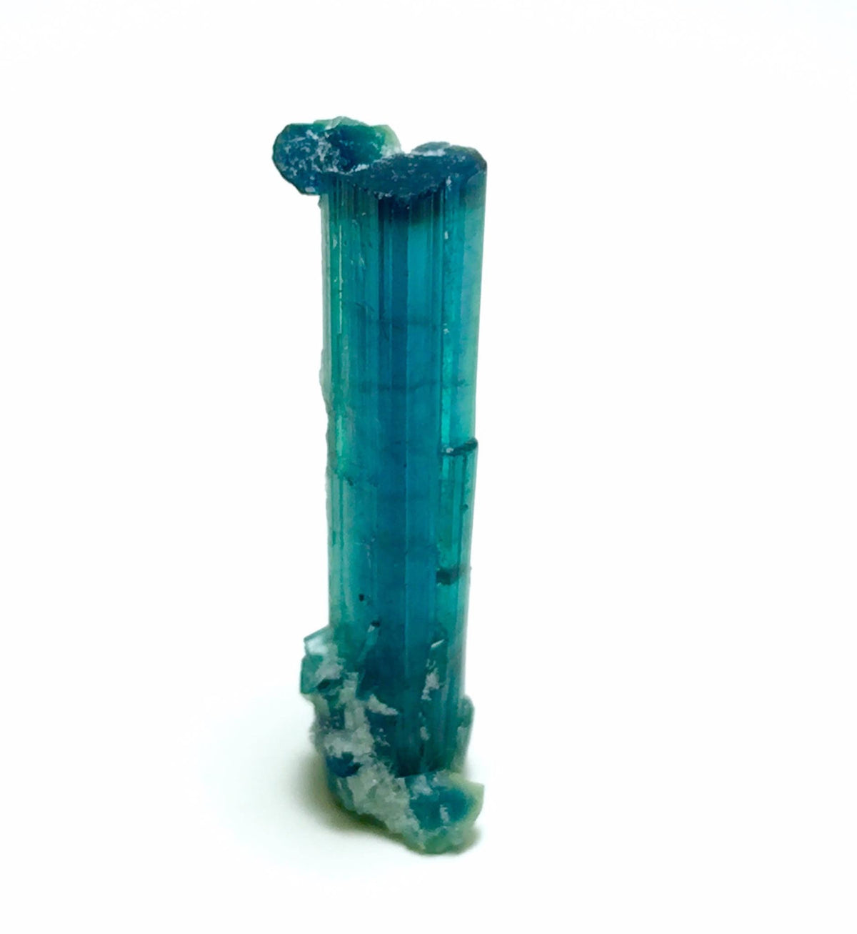 Ink Blue Tourmaline Crystal Specimen