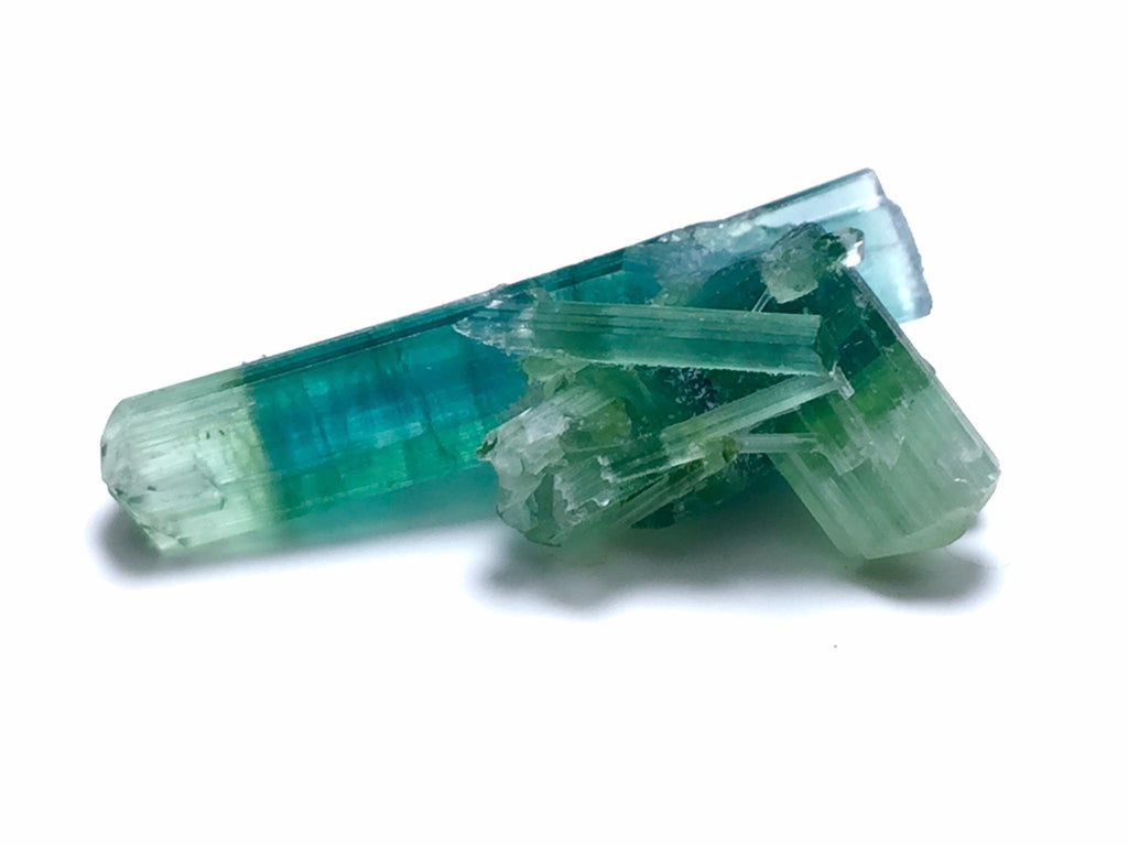 Double-Terminated Bi-Color Tourmaline Specimen: Afghanistan Pech Mine