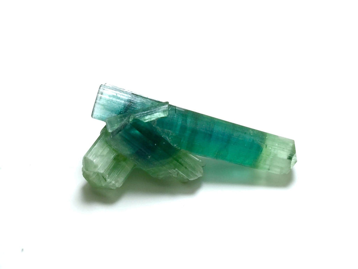 Double-Terminated Bi-Color Tourmaline Specimen: Afghanistan Pech Mine