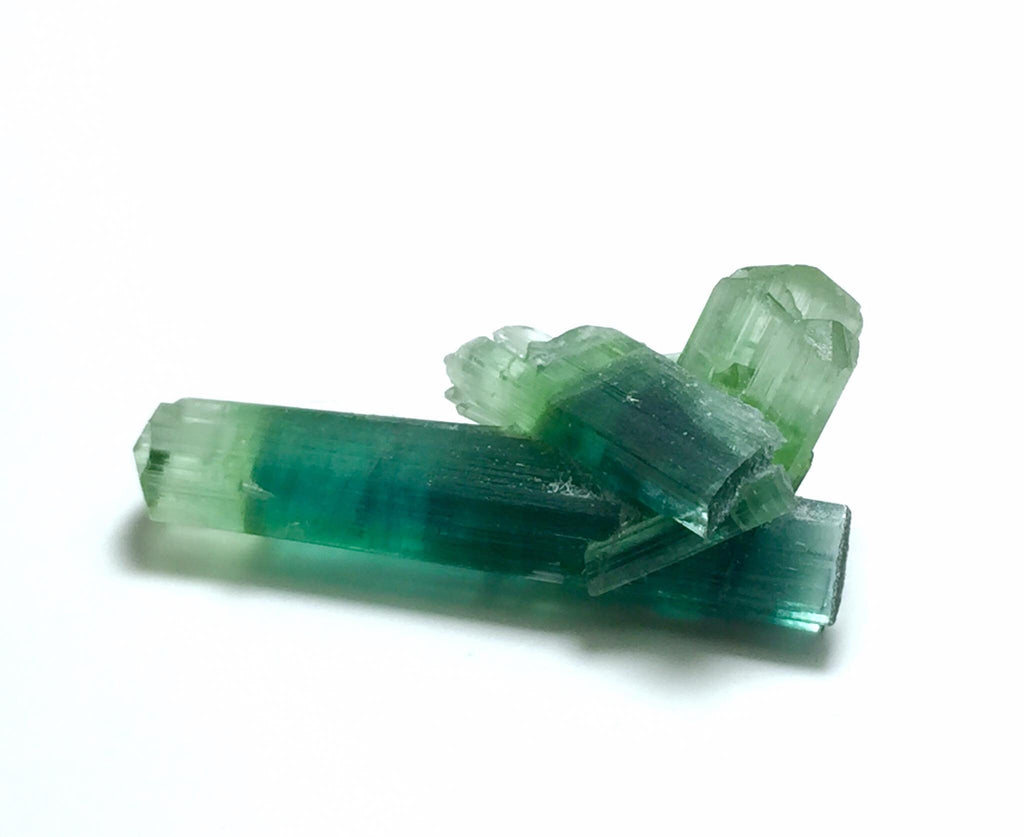 Double-Terminated Bi-Color Tourmaline Specimen: Afghanistan Pech Mine