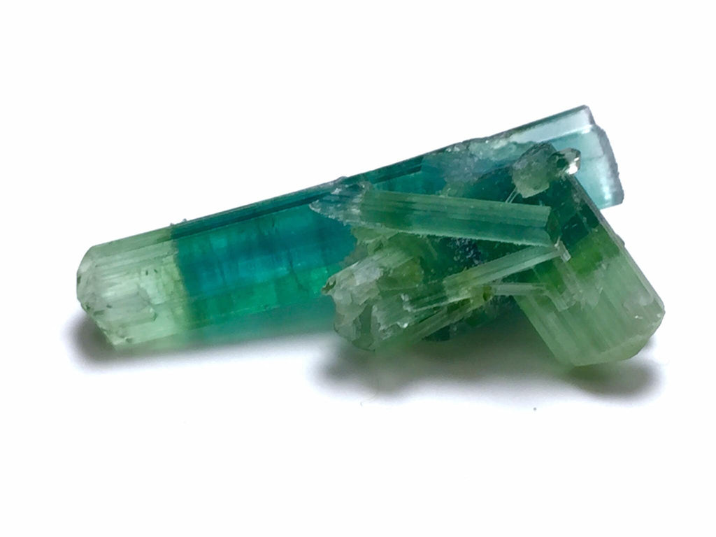 Double-Terminated Bi-Color Tourmaline Specimen: Afghanistan Pech Mine