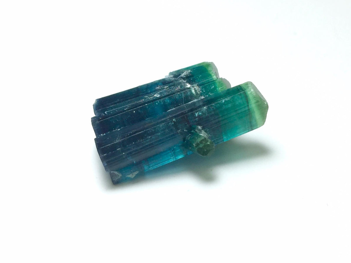 Natural Indicolite Tourmaline Crystal Spray - Afghanistan Peche Mine