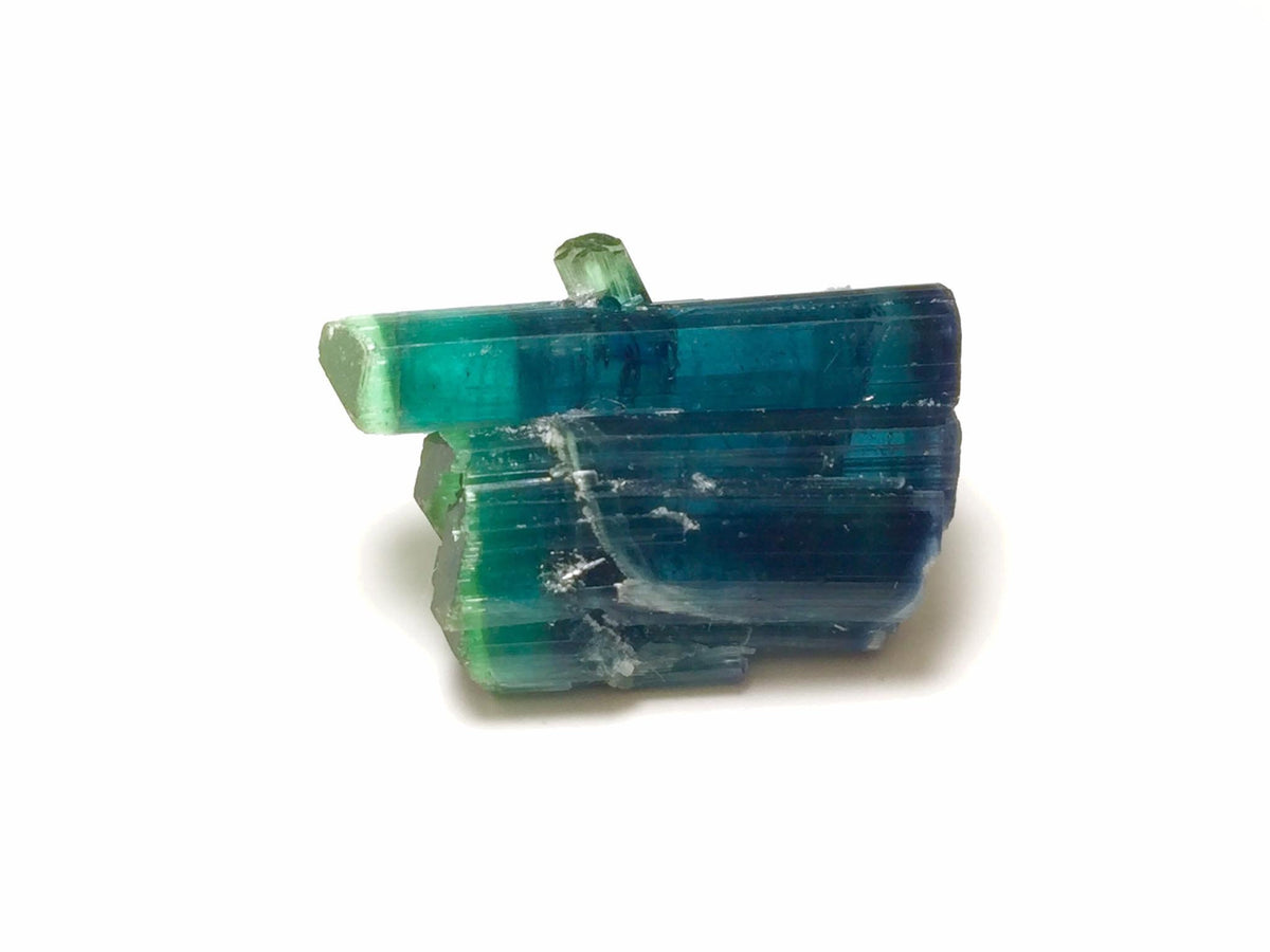 Natural Indicolite Tourmaline Crystal Spray - Afghanistan Peche Mine