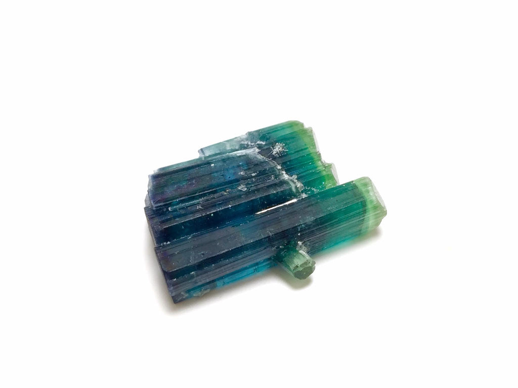 Natural Indicolite Tourmaline Crystal Spray - Afghanistan Peche Mine
