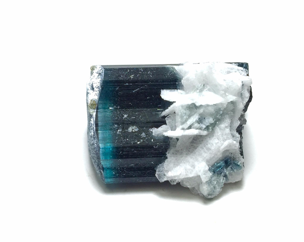 Blue Cap Bi Color Tourmaline Specimen