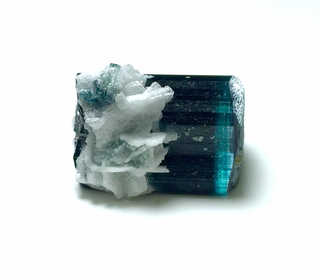 Blue Cap Bi Color Tourmaline Specimen