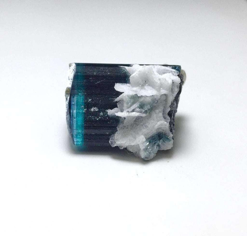 Blue Cap Bi Color Tourmaline Specimen