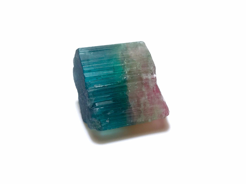 Blue Cap Watermelon Tourmaline Crystal