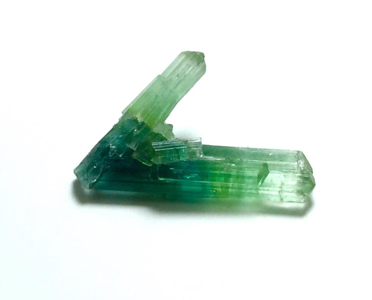 Bi Color Tourmaline Spray Specimen
