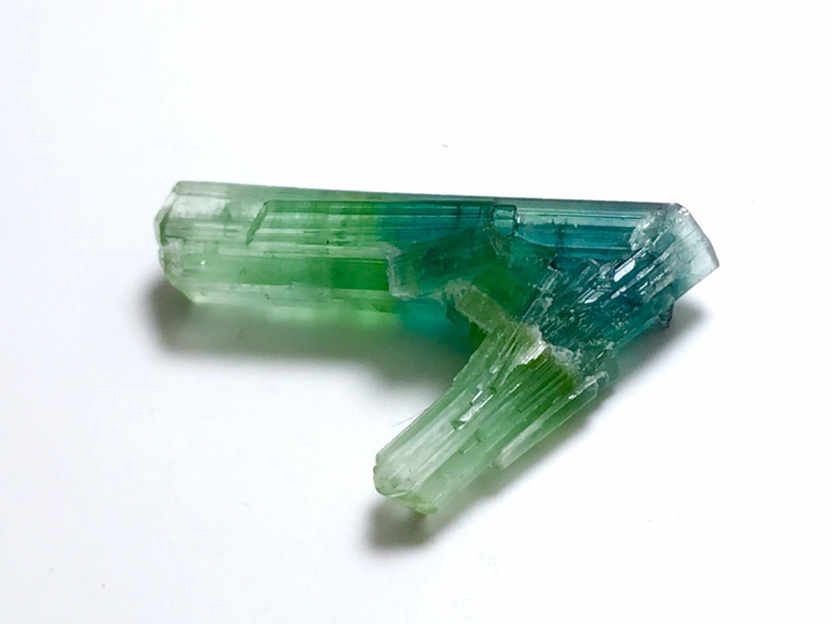 Bi Color Tourmaline Spray Specimen
