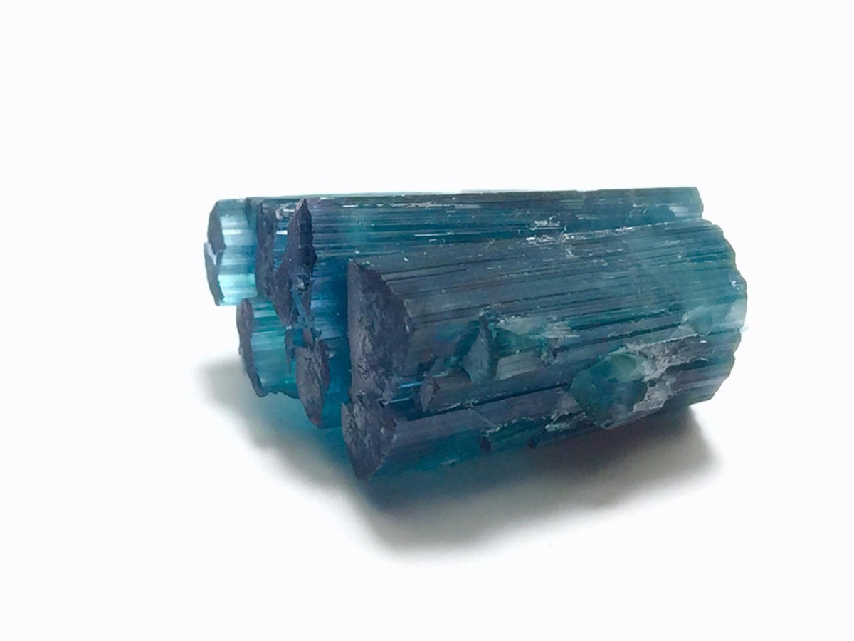 Ink Blue Tourmaline Spray Specimen