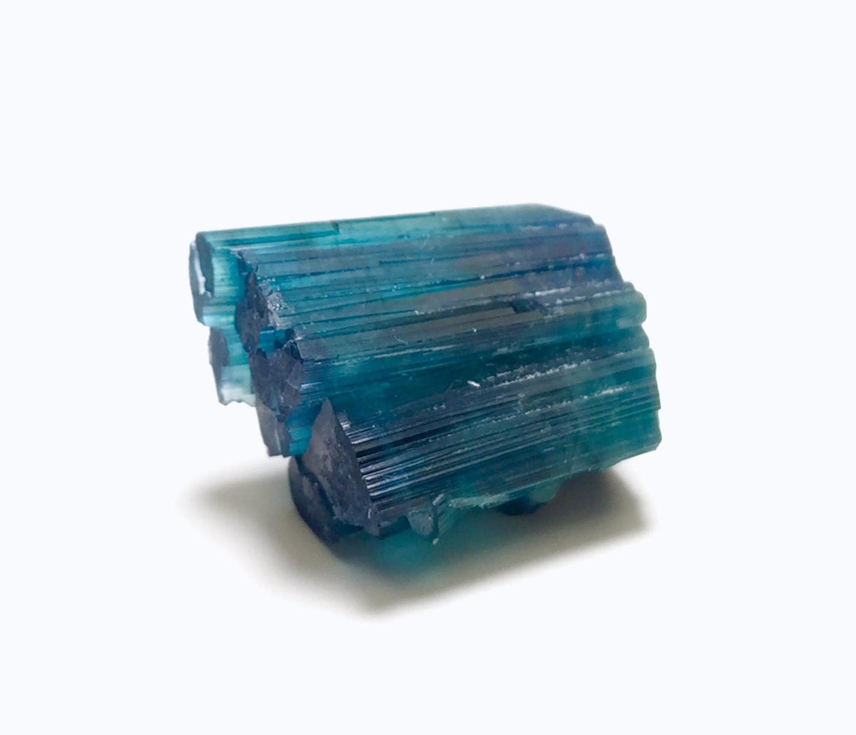 Ink Blue Tourmaline Spray Specimen