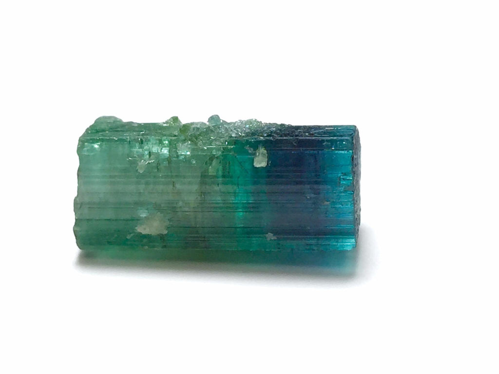 Ink Blue Cap Tourmaline Crystal