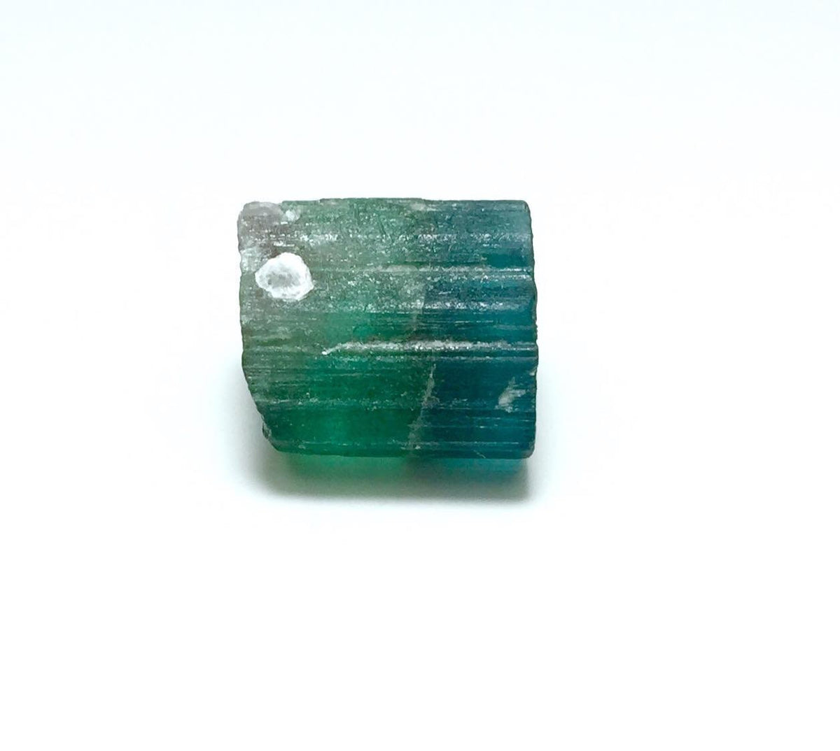 Blue Cap Watermelon Tourmaline Crystal
