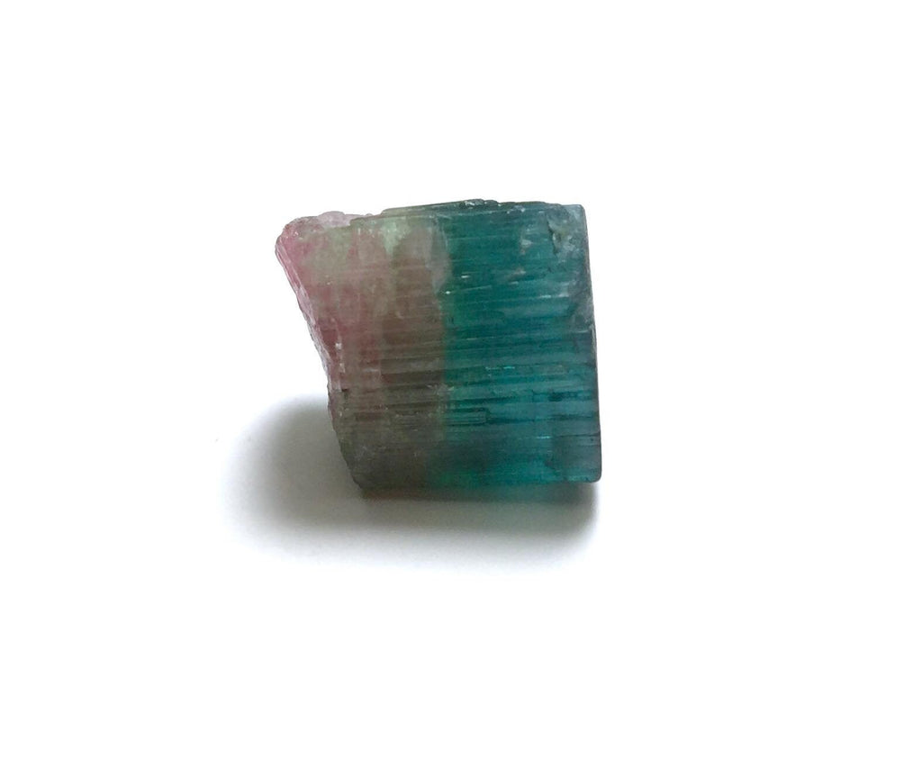 Blue Cap Watermelon Tourmaline Crystal