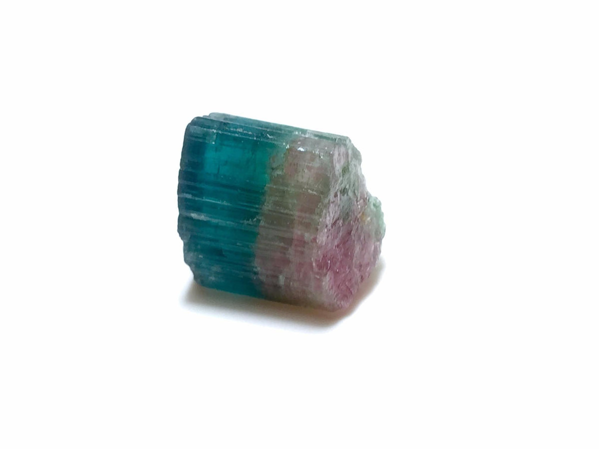 Blue Cap Watermelon Tourmaline Crystal