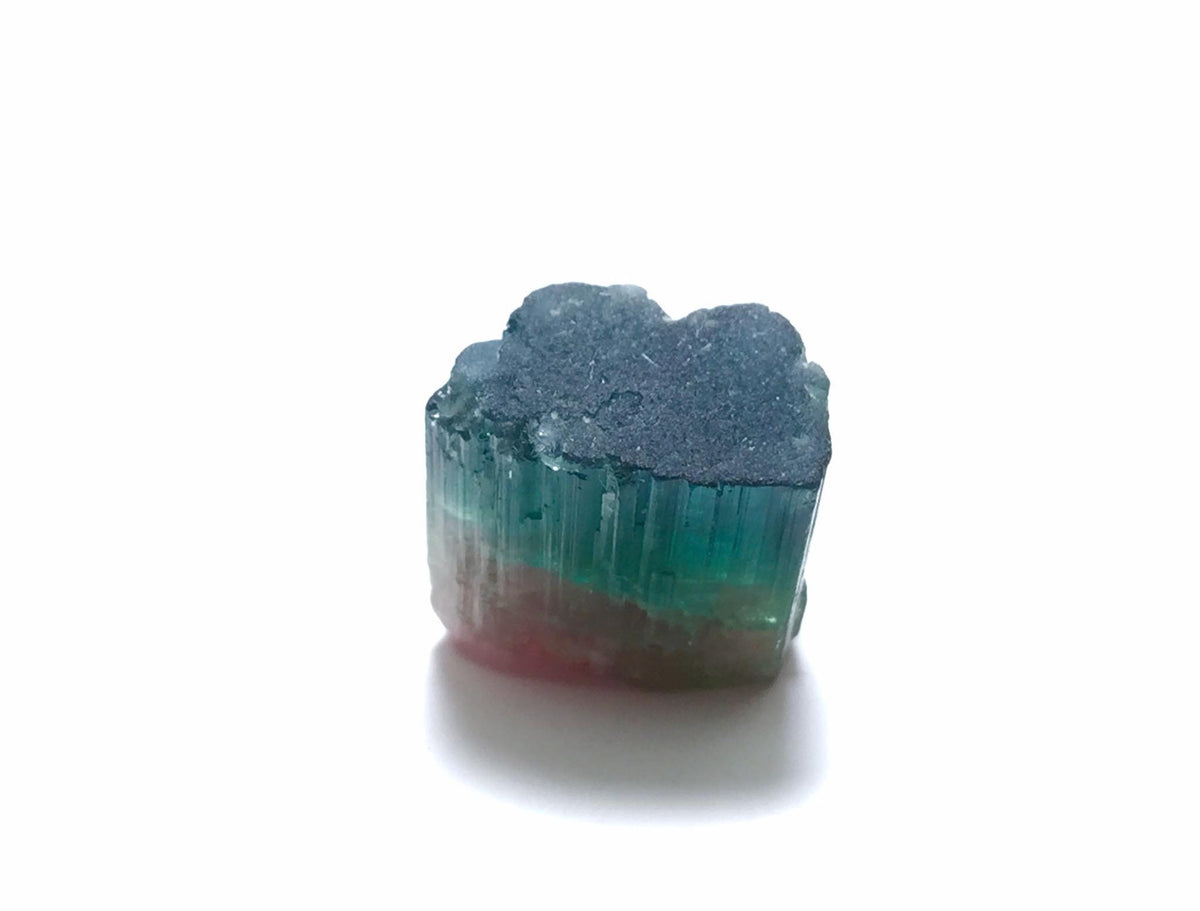 Blue Cap Watermelon Tourmaline Crystal