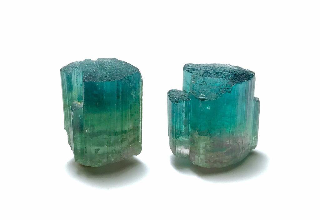 Bi Color Terminated Tourmaline Crystals