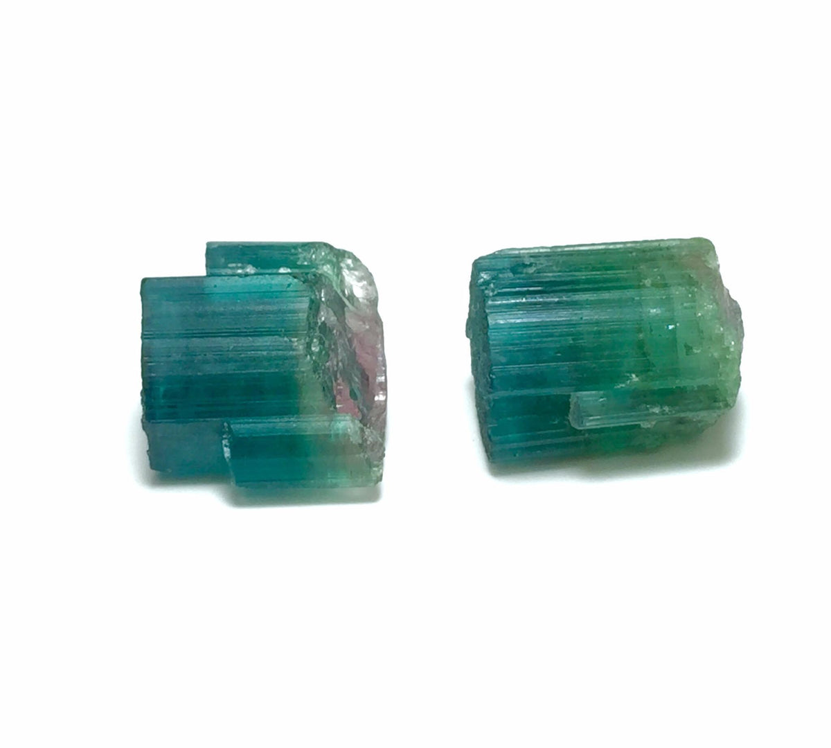 Bi Color Terminated Tourmaline Crystals