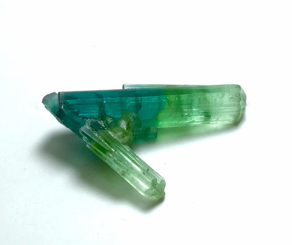 Bi Color Tourmaline Spray Specimen