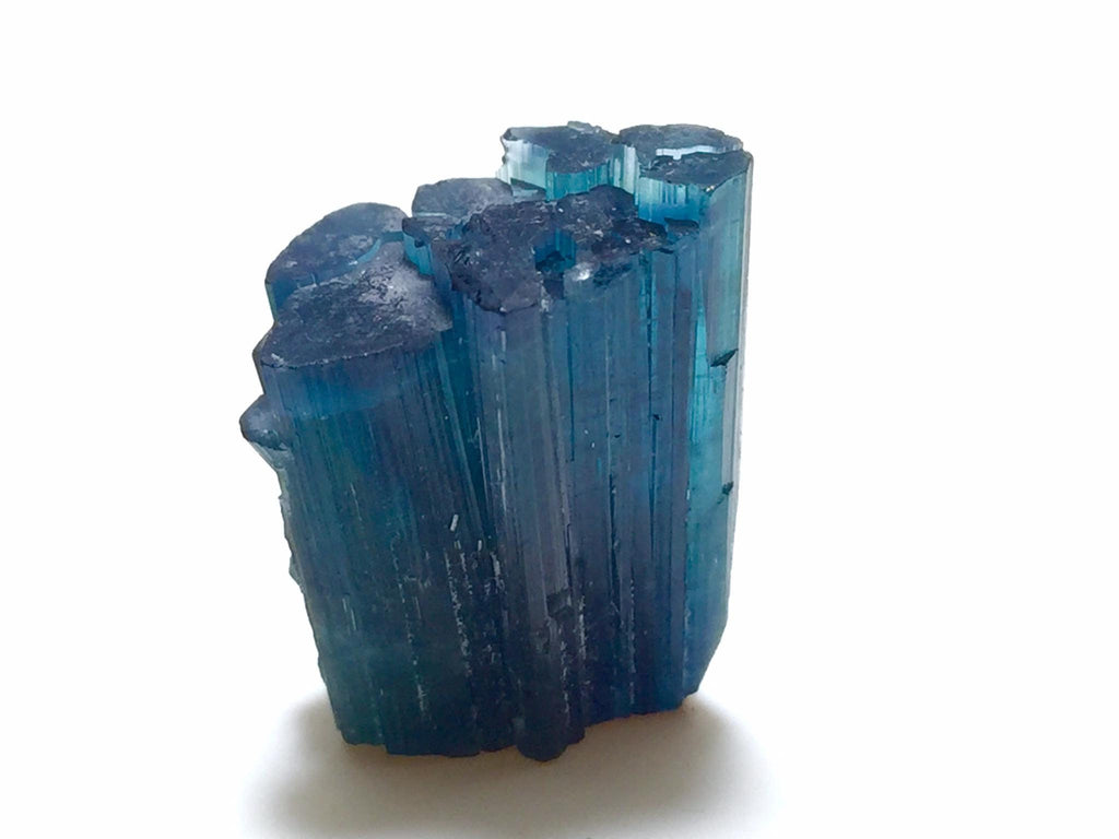 Ink Blue Tourmaline Spray Specimen