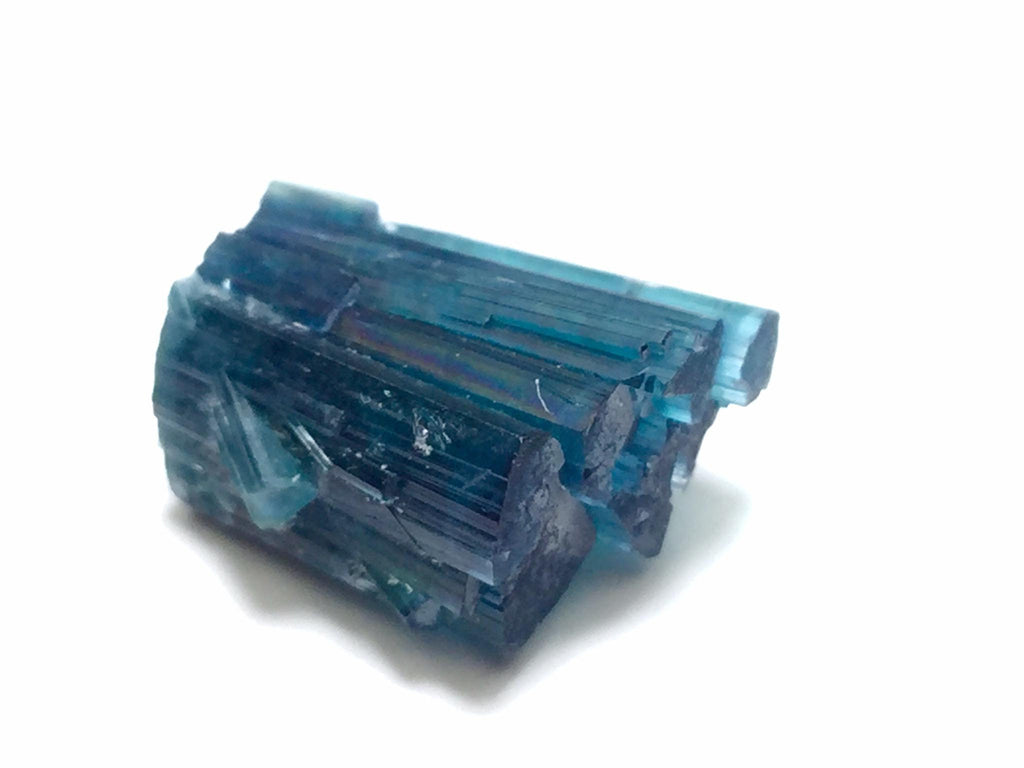 Ink Blue Tourmaline Spray Specimen