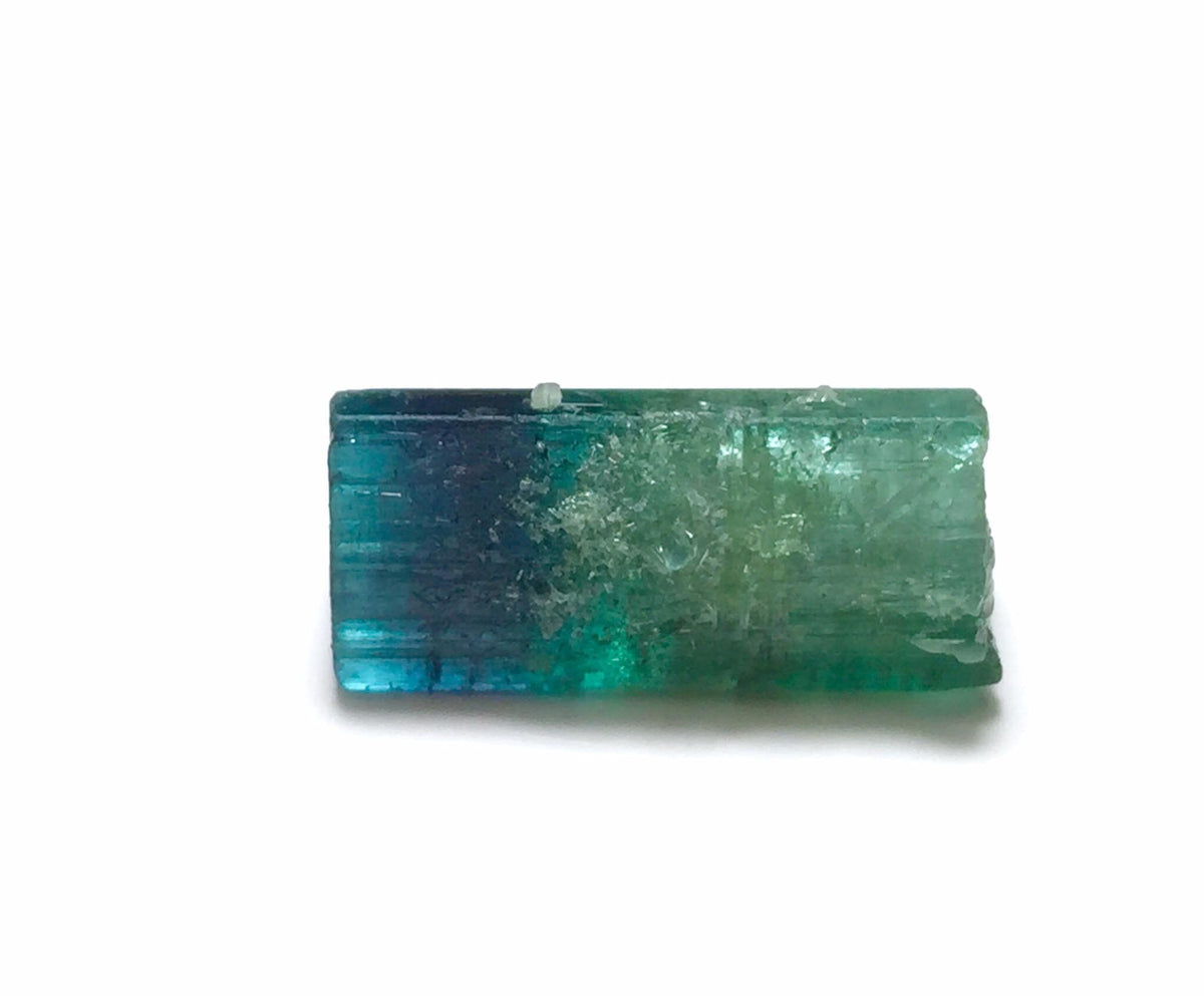 Ink Blue Cap Tourmaline Crystal