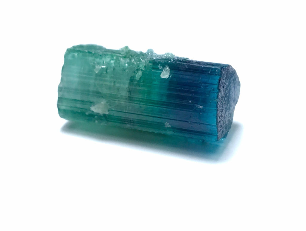 Ink Blue Cap Tourmaline Crystal