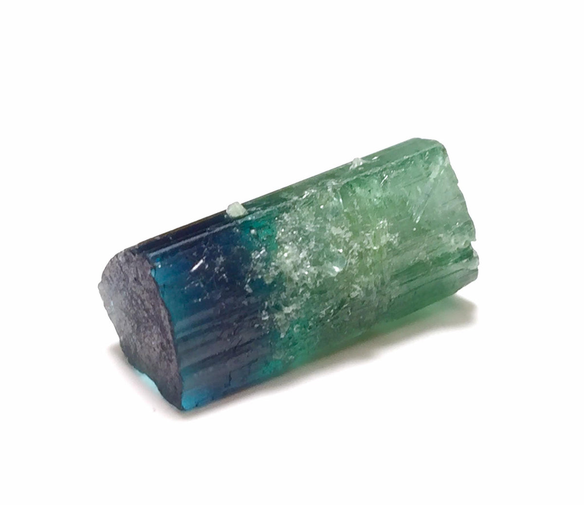 Ink Blue Cap Tourmaline Crystal