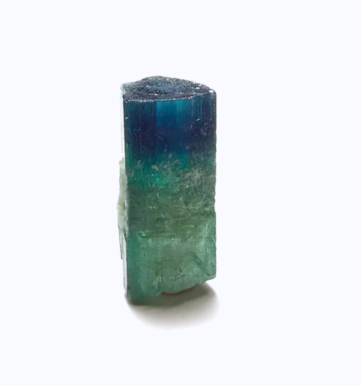 Ink Blue Cap Tourmaline Crystal