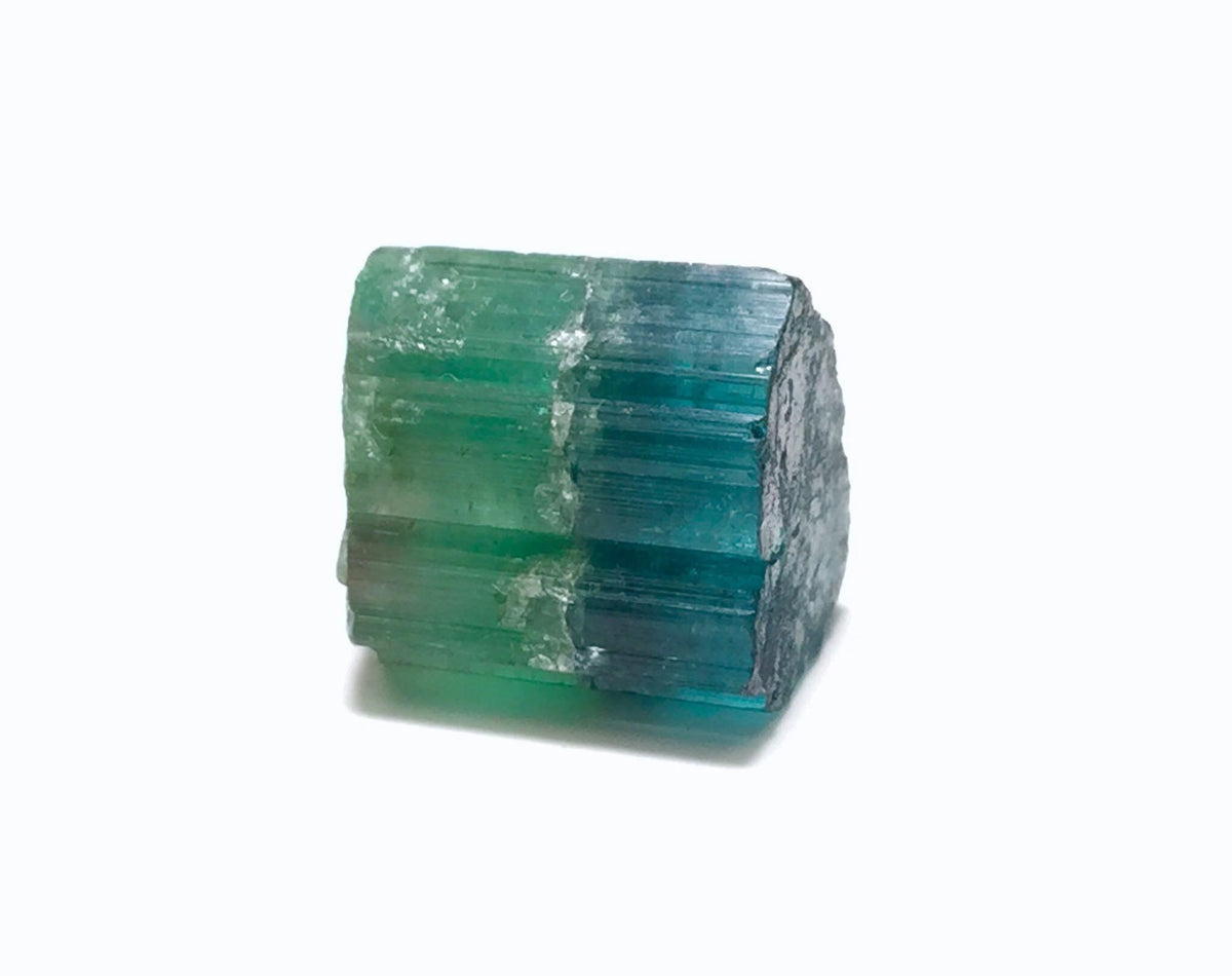 Blue Cap Watermelon Tourmaline Crystal