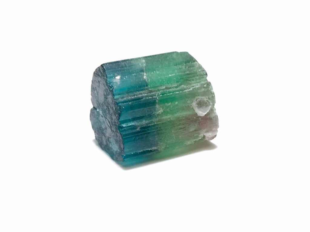 Blue Cap Watermelon Tourmaline Crystal