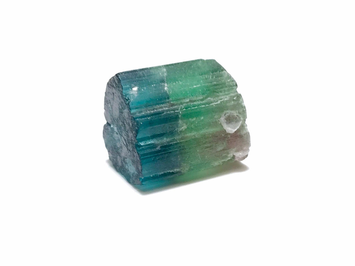 Blue Cap Watermelon Tourmaline Crystal