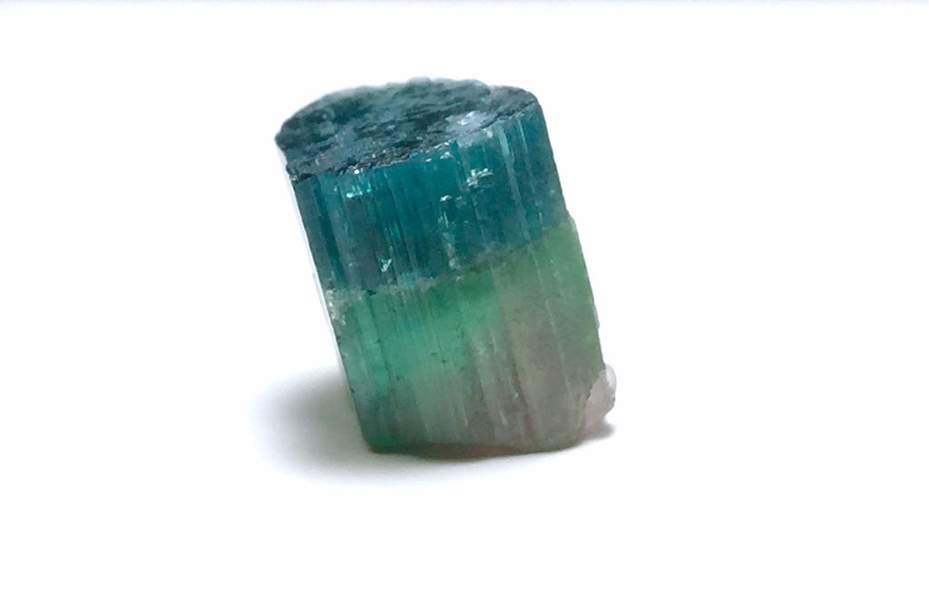 Blue Cap Watermelon Tourmaline Crystal